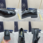 Black Derby Shoes - Men's