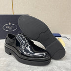Black Derby Shoes - Men's
