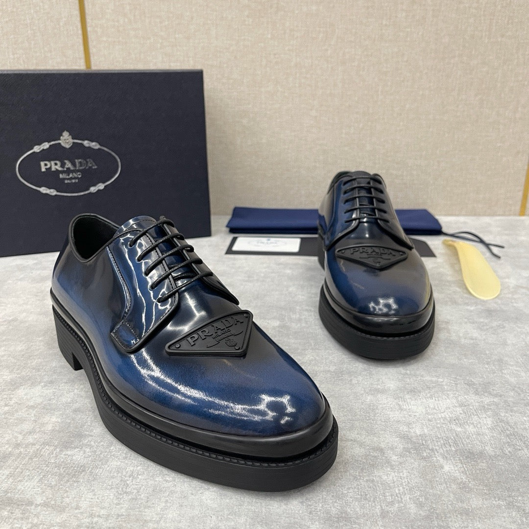 Multicolour Derby Shoes - Men's