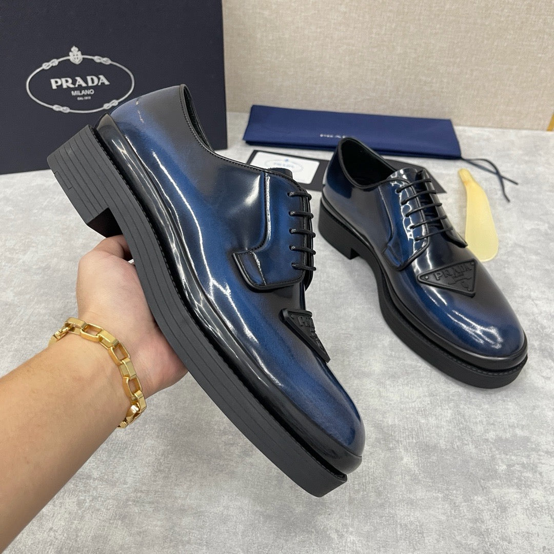 Multicolour Derby Shoes - Men's