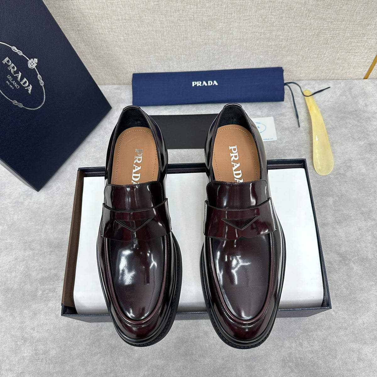 Black Patent Tassel Loafer - Men's
