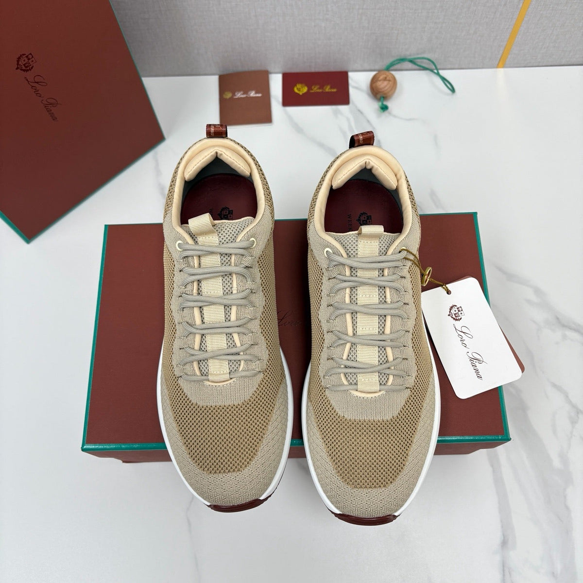 Grey Suede Colourblock Runner - Men's