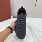 Brown Knit Slip-On Low-Top - Men's