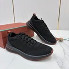 Black Mesh Tonal Runner - Men's