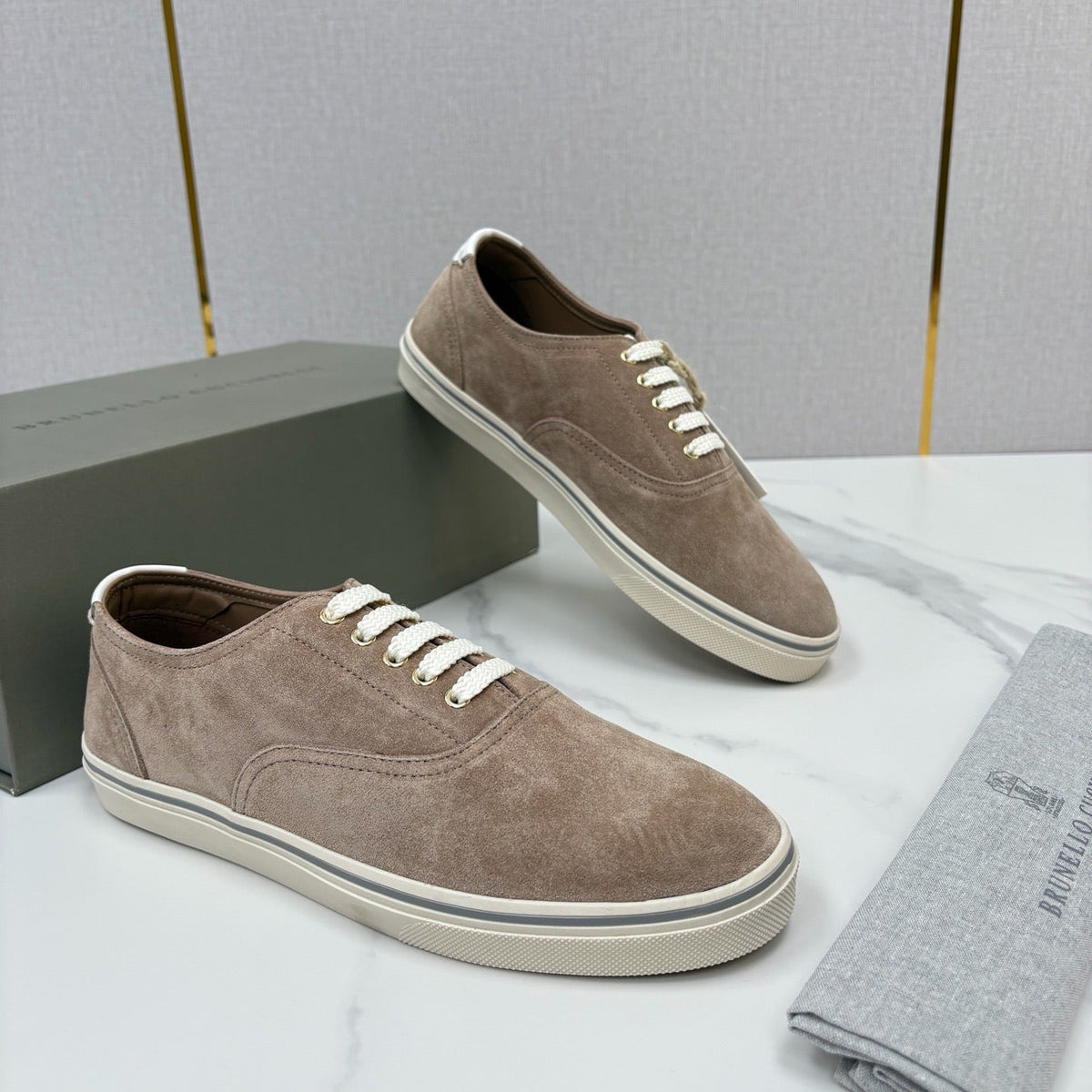 Multicolour Derby Shoes - Men's