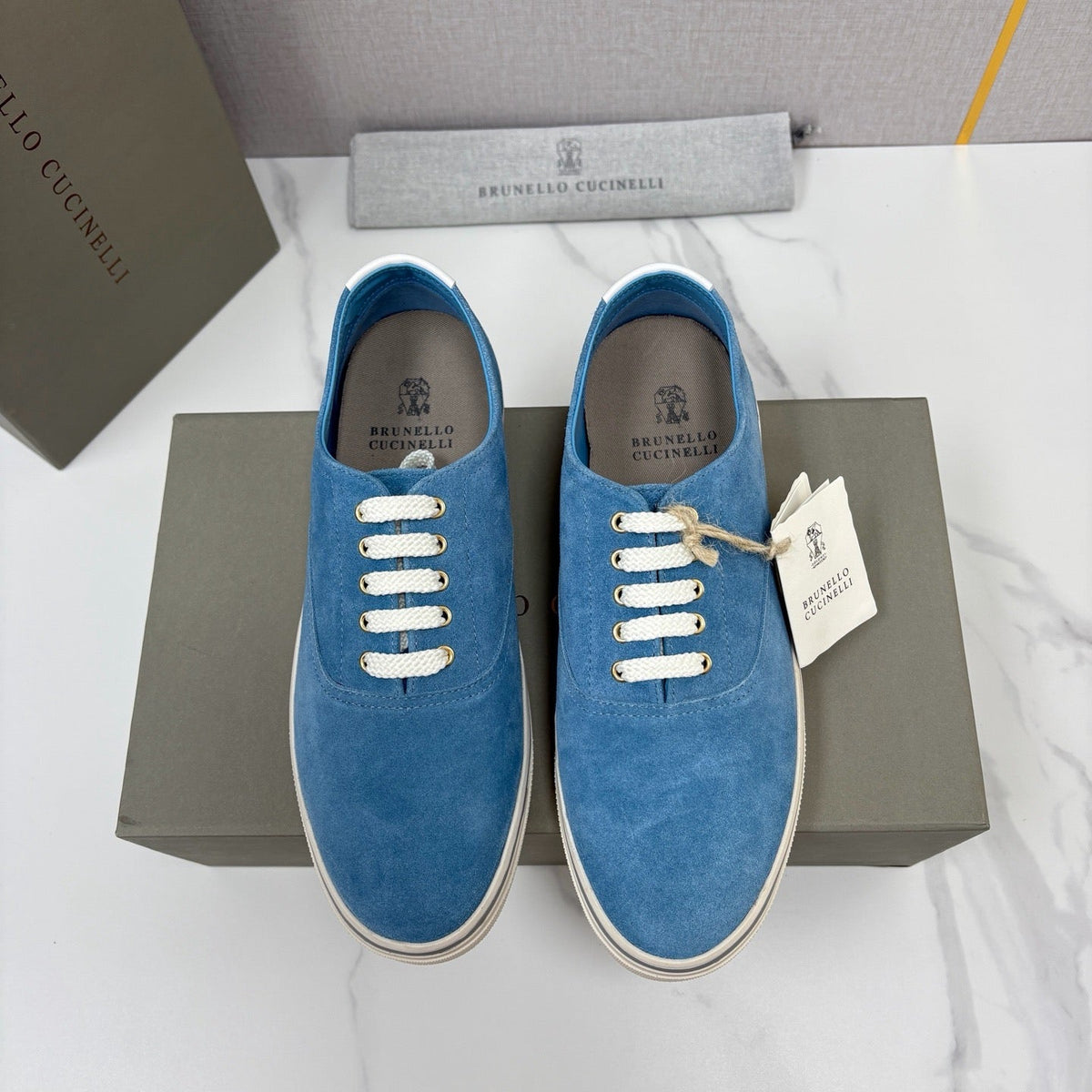 Multicolour Derby Shoes - Men's