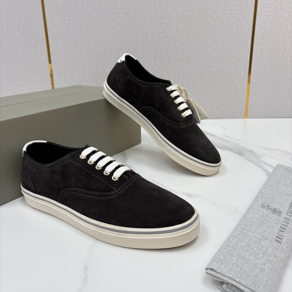 Multicolour Derby Shoes - Men's