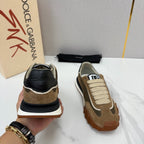 Black Mesh Contrast Sole Runner - Men's