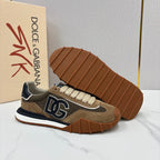 Black Mesh Contrast Sole Runner - Men's