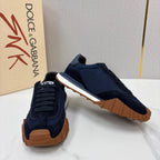 Black Mesh Contrast Sole Runner - Men's