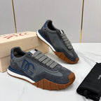 Black Mesh Panelled Runner - Men's