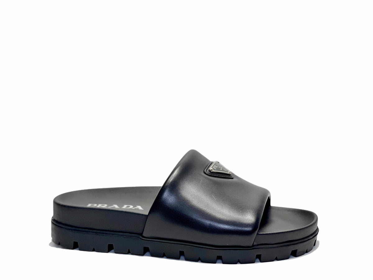 Black Rubber Lug Sole Single Band - Men's