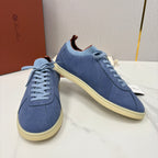 Cream Leather Cupsole Low-Top - Men's