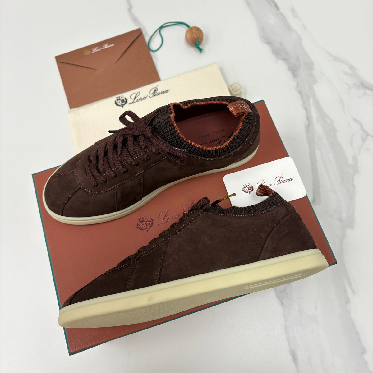 Black Suede Cupsole Low-Top - Men's