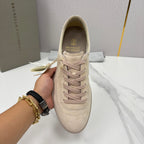 Navy Suede Cupsole Low-Top - Men's
