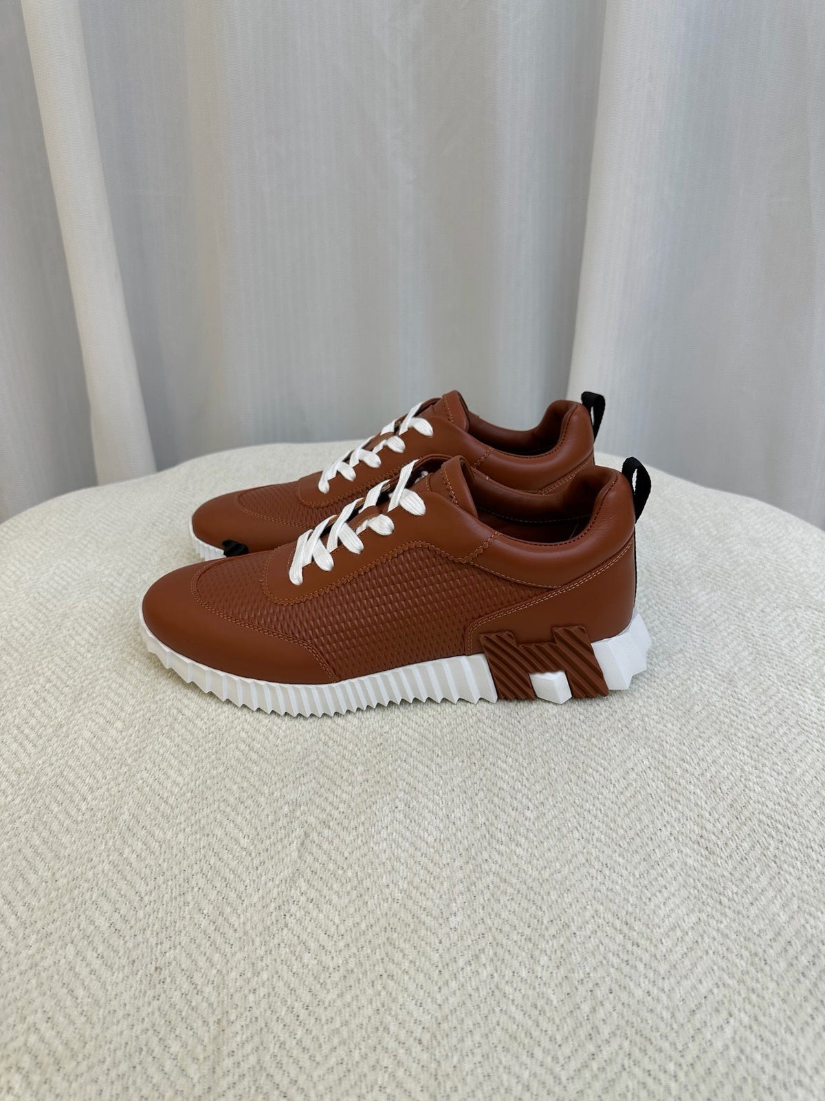 Black Knit Contrast Sole Runner - Men's