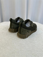 Olive Suede Tonal Runner - Men's