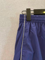 Blue Jersey Piped Track - Men's