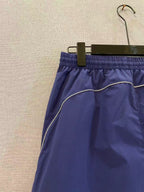 Blue Jersey Piped Track - Men's
