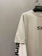 Cream Cotton Layered Long-Sleeve - Men's