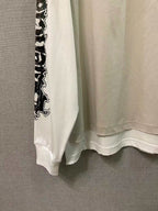 Cream Cotton Layered Long-Sleeve - Men's