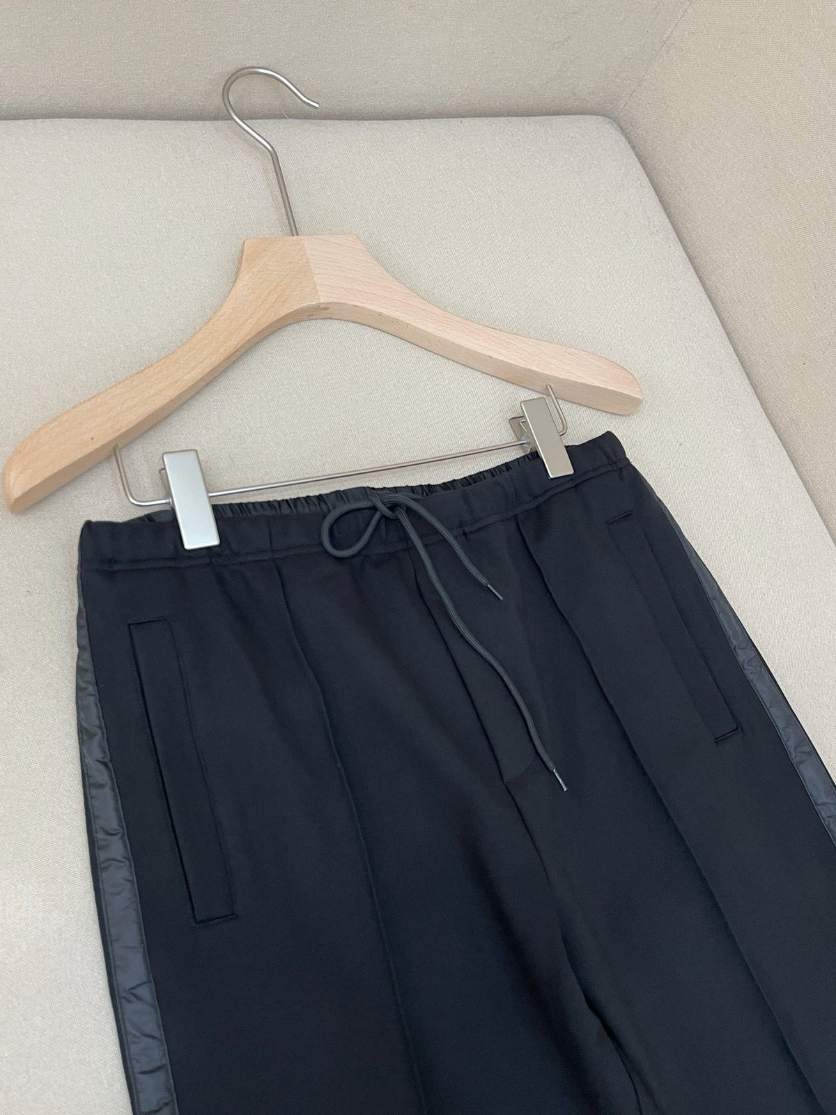 Navy Nylon Logo Straight - Men's