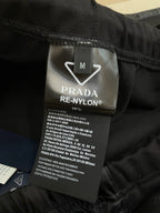 Navy Nylon Logo Straight - Men's