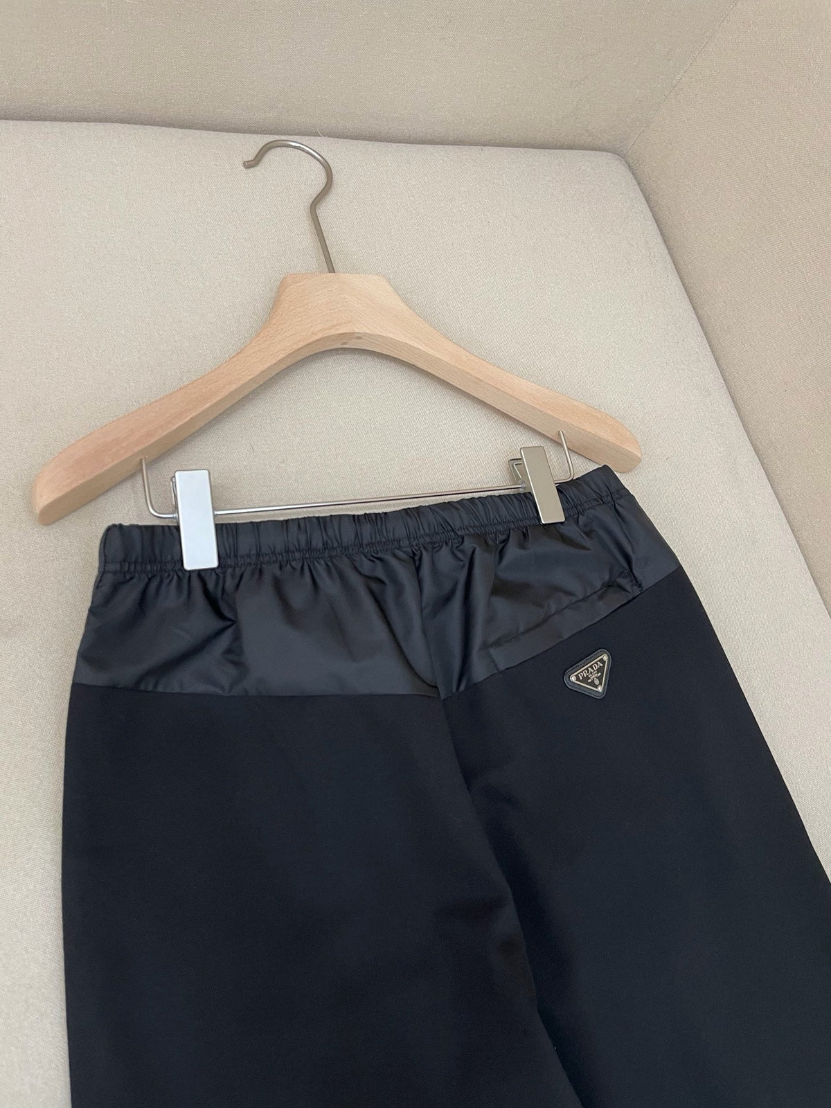 Navy Nylon Logo Straight - Men's