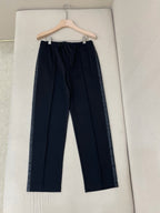 Navy Nylon Logo Straight - Men's