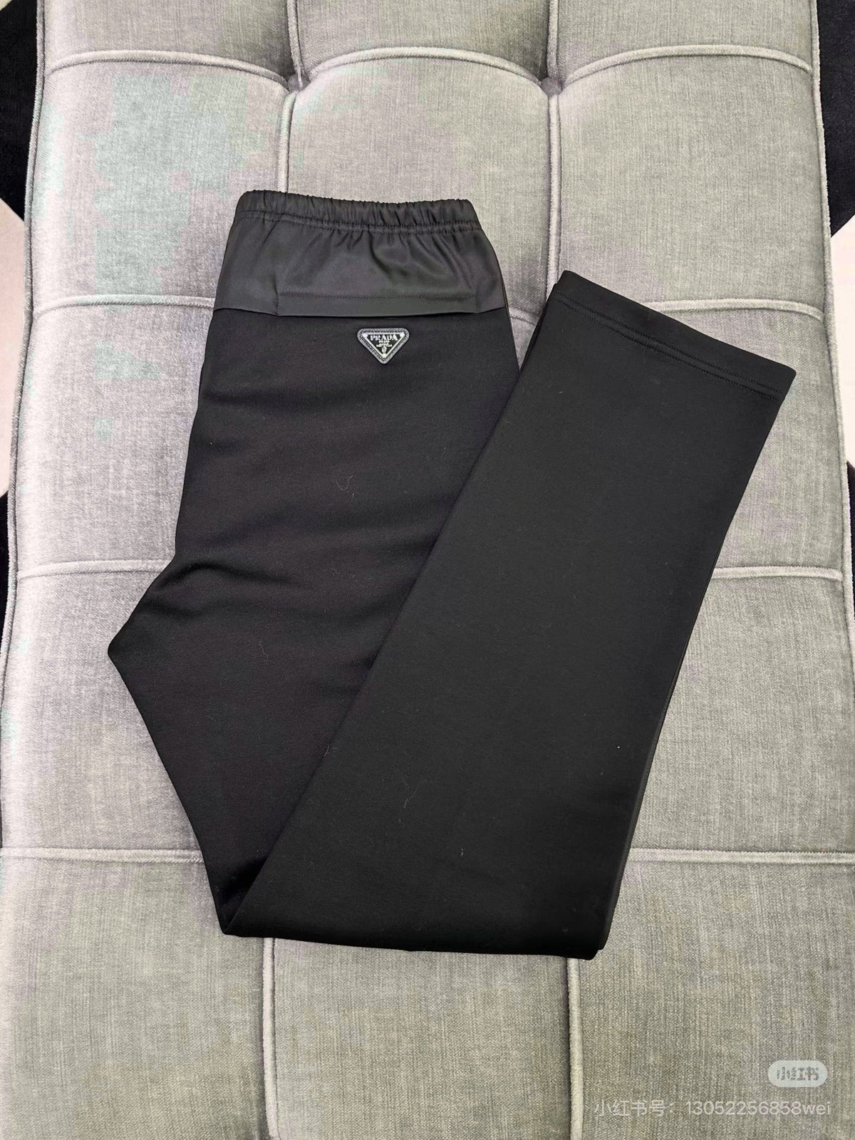Navy Nylon Logo Straight - Men's