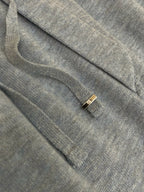 Blue Cotton Side Stripe Wide-Leg - Men's