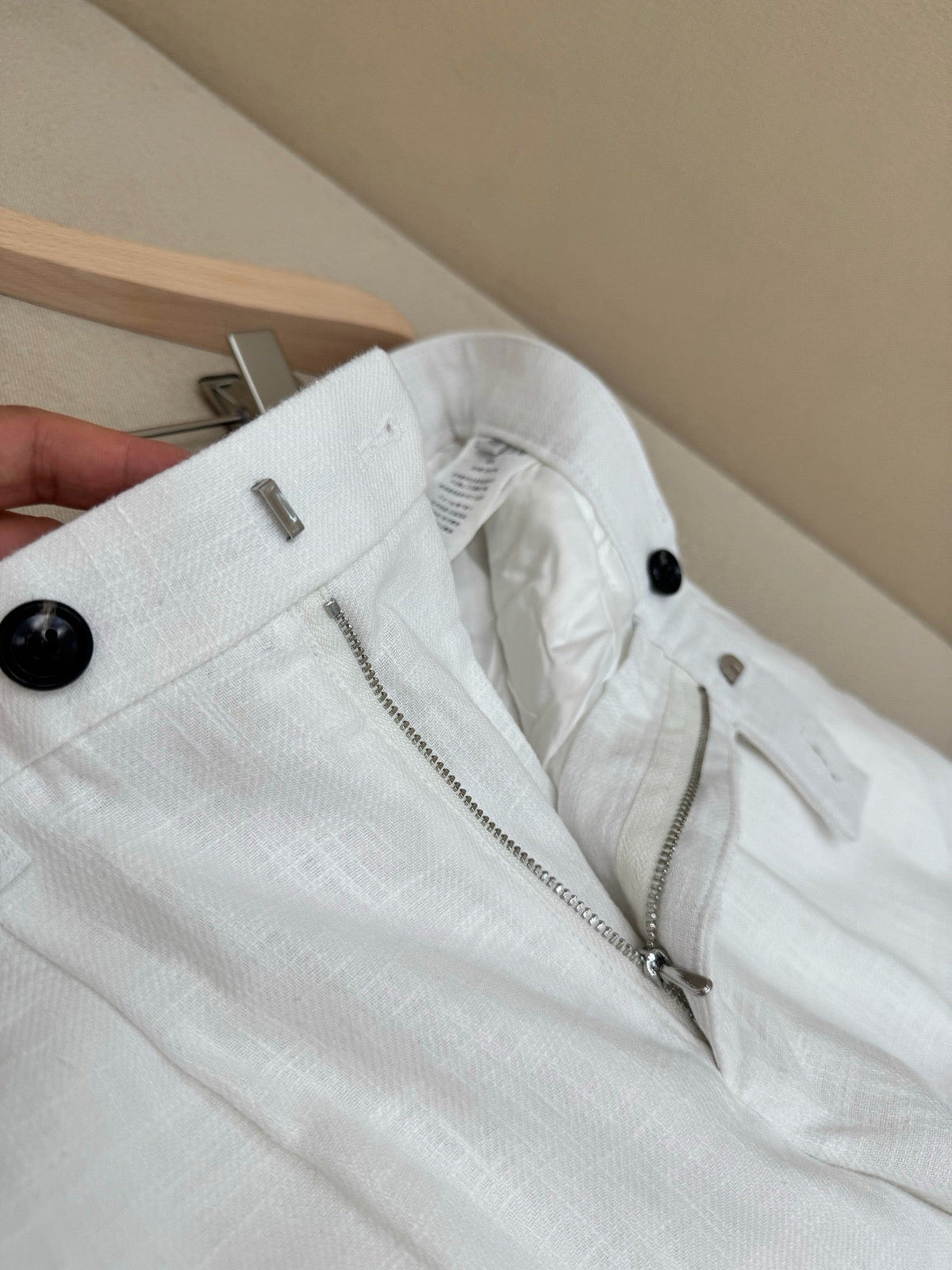Blue Cotton Plain Straight - Men's