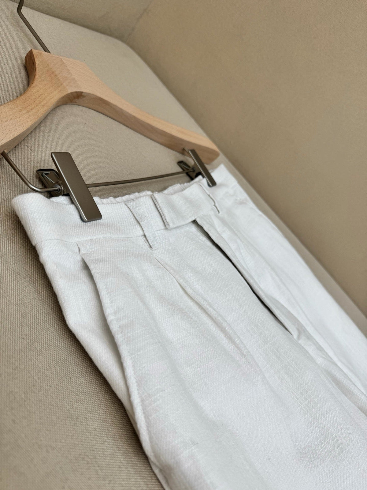 Blue Cotton Plain Straight - Men's