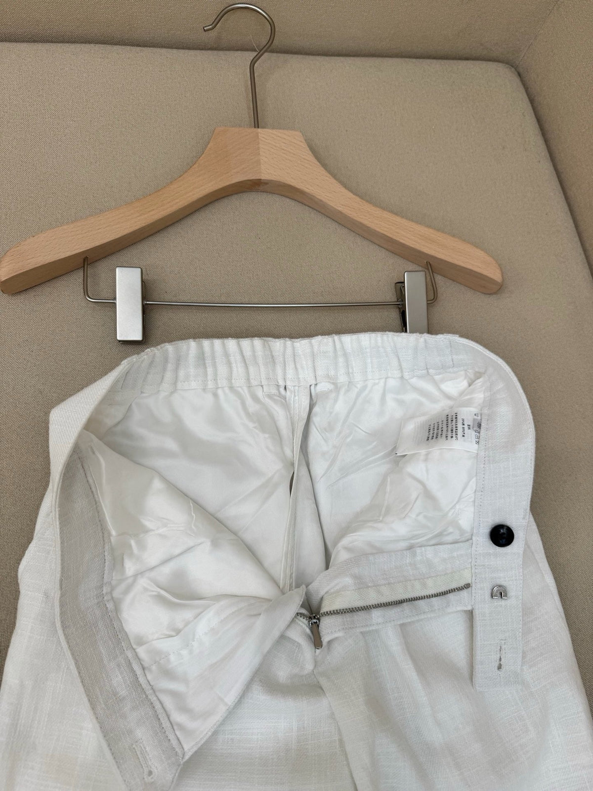 Blue Cotton Plain Straight - Men's