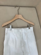 Blue Cotton Plain Straight - Men's