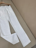 Blue Cotton Plain Straight - Men's