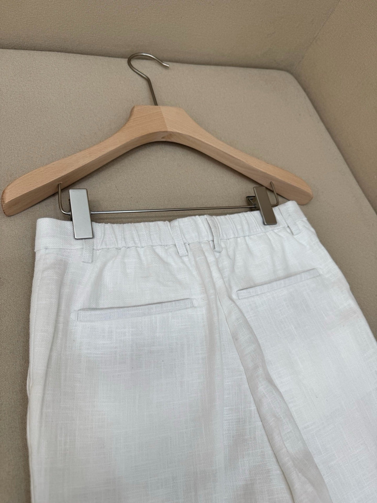 Blue Cotton Plain Straight - Men's