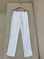 Blue Cotton Plain Straight - Men's
