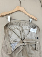 Blue Cotton Plain Straight - Men's