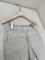 Blue Cotton Plain Straight - Men's