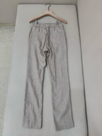 Blue Cotton Plain Straight - Men's