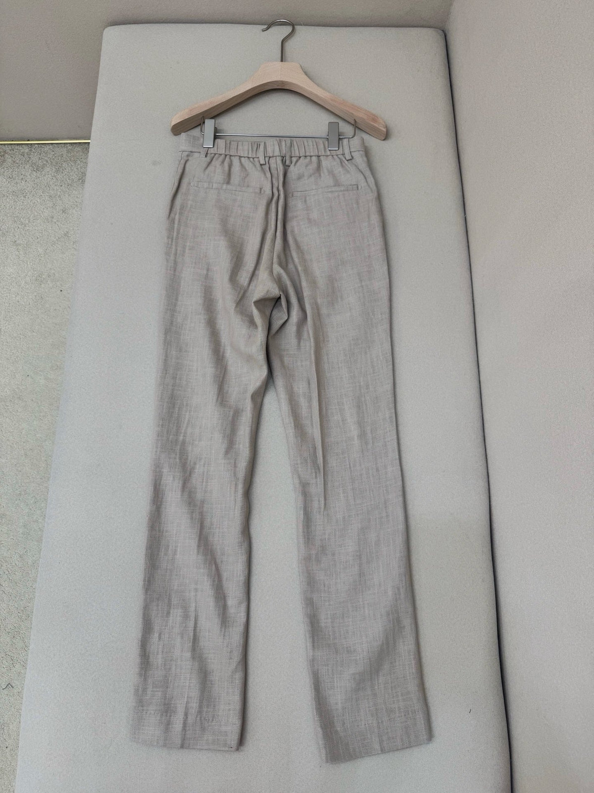 Blue Cotton Plain Straight - Men's