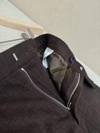 Blue Cotton Plain Straight - Men's