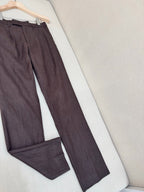 Blue Cotton Plain Straight - Men's