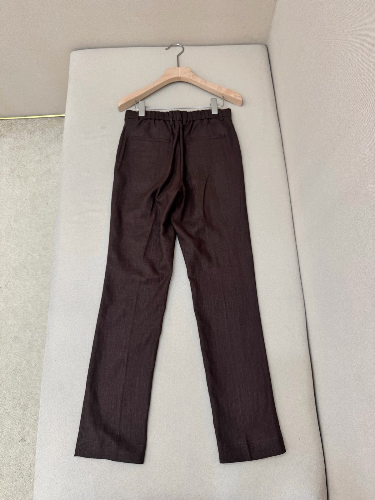 Blue Cotton Plain Straight - Men's