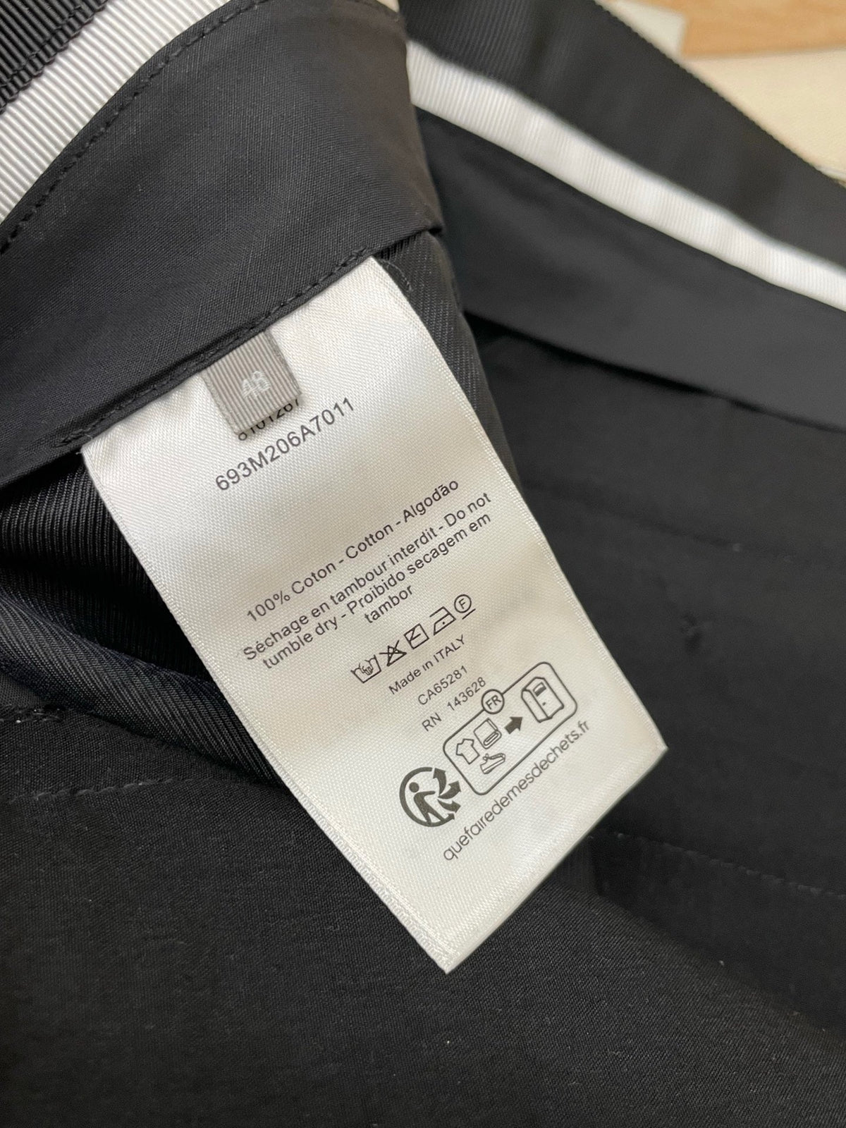 Grey Wool Plain Wide-Leg - Men's