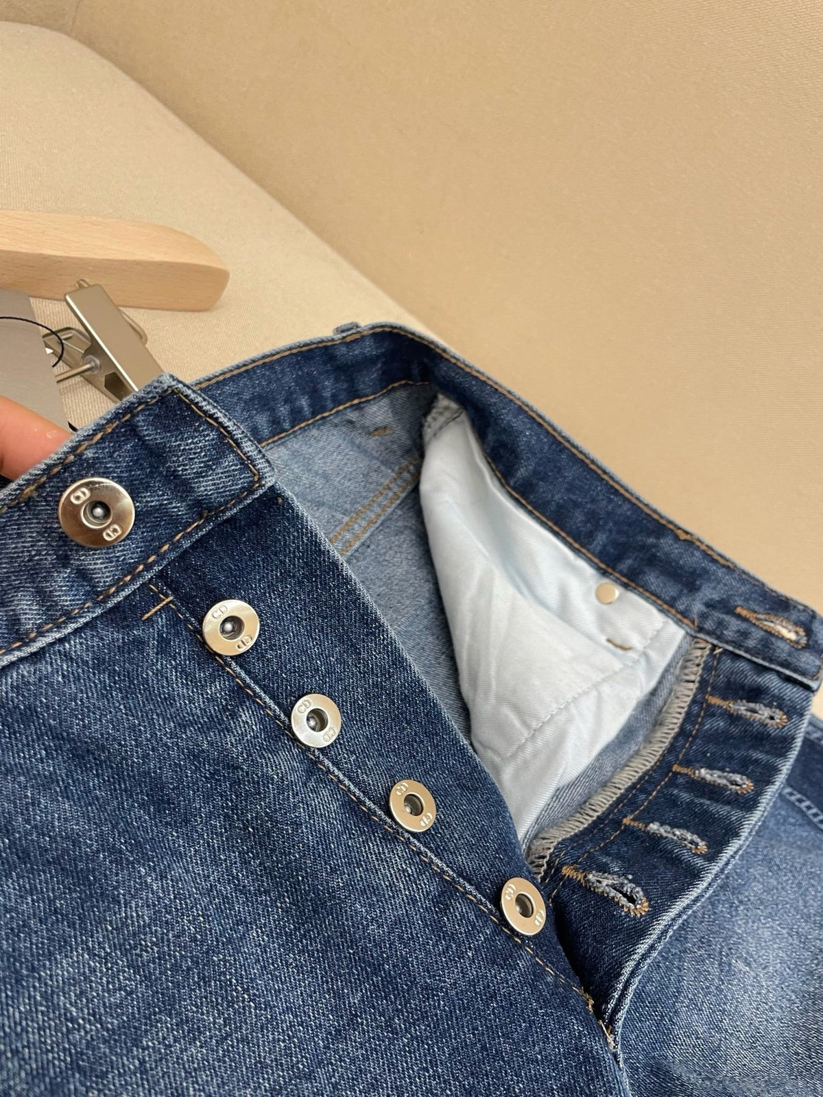 Blue Denim Washed Wide-Leg - Women's