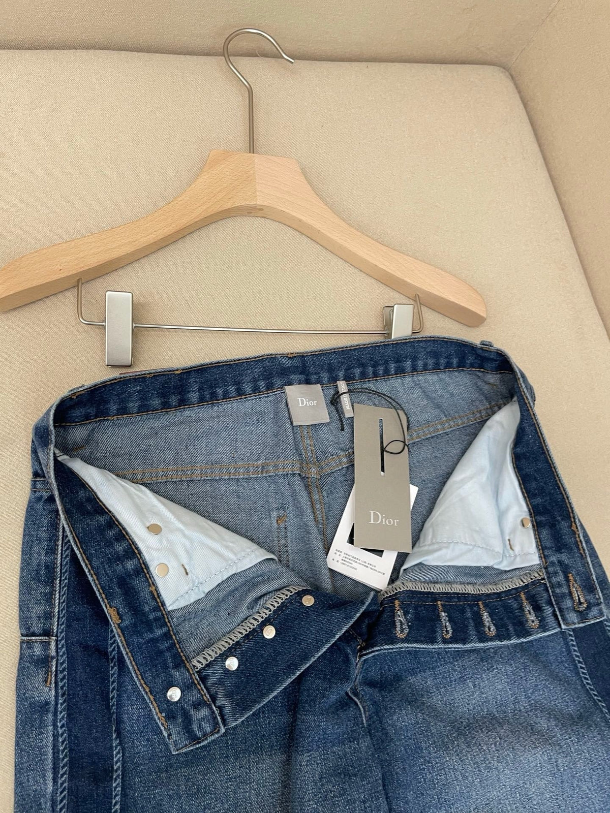 Blue Denim Washed Wide-Leg - Women's
