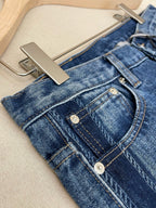 Blue Denim Washed Wide-Leg - Women's