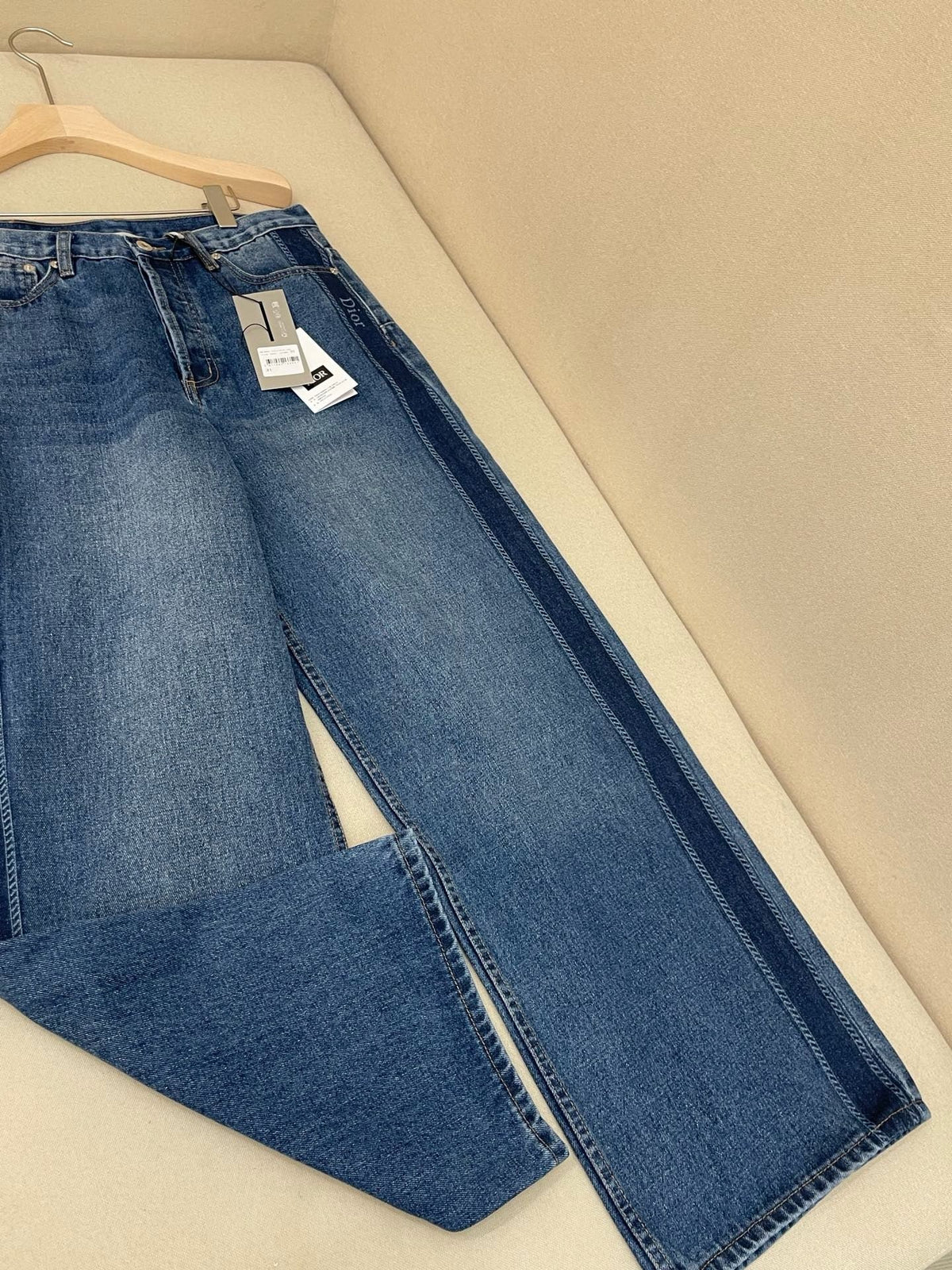 Blue Denim Washed Wide-Leg - Women's